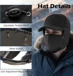 Unisex 3 In 1 Winter Warm Face Mask With Cap