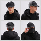 Unisex 3 In 1 Winter Warm Face Mask With Cap