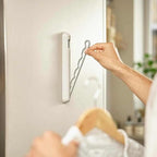 Compact Folding Rail Holder With 5 Hangers Capacity