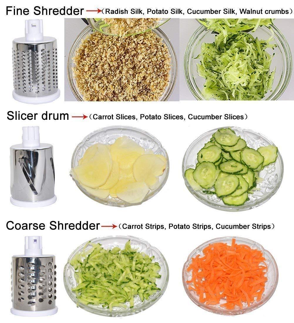 4 in 1 Rotary Drum Vegetable Grater & Slicer fjrfkfoef dfjkgifgr fjktgr