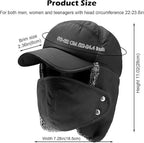 Unisex 3 In 1 Winter Warm Face Mask With Cap