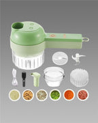 4 in 1 Portable Electric Vegetable Cutter Set jfeir9re90er9ore 327